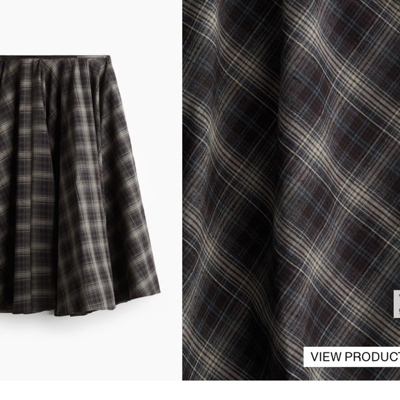 H&M COTTON CIRCLE SKIRT - Picture 3 of 3